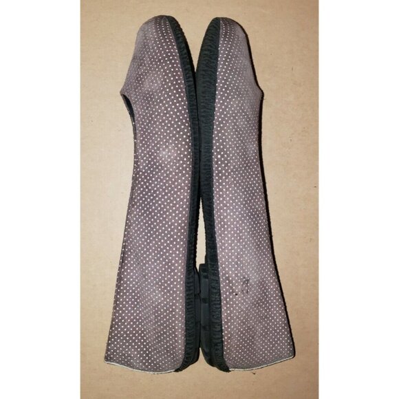 Kokua women's ballet flats brown polkadot size 39 in EUC!!! - Picture 2 of 8